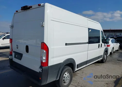 2021 Ram Promaster 2500 High Roof 159 Wb из США, поврежденный, VIN 3C6LRVDG5ME534820